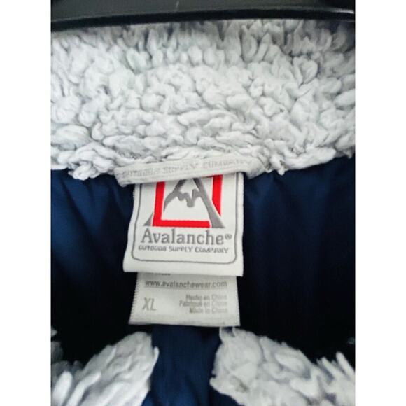 Avalanche (XL) Empire Men's Blue Insulated Vest Size Extra Large Winter Fall Ski - Picture 3 of 14